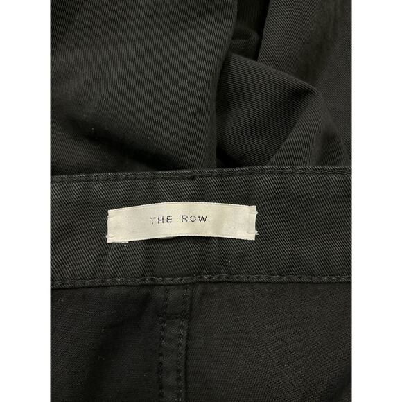The Row 'East' Black Twill Pants Size 30 - Picture 4 of 5